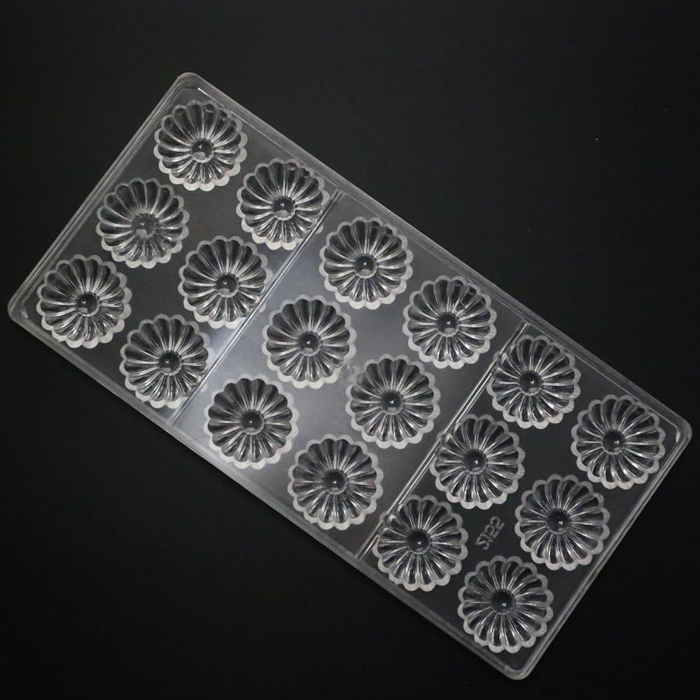 19384 / polycarbonate molds for chocolate Sunflowers