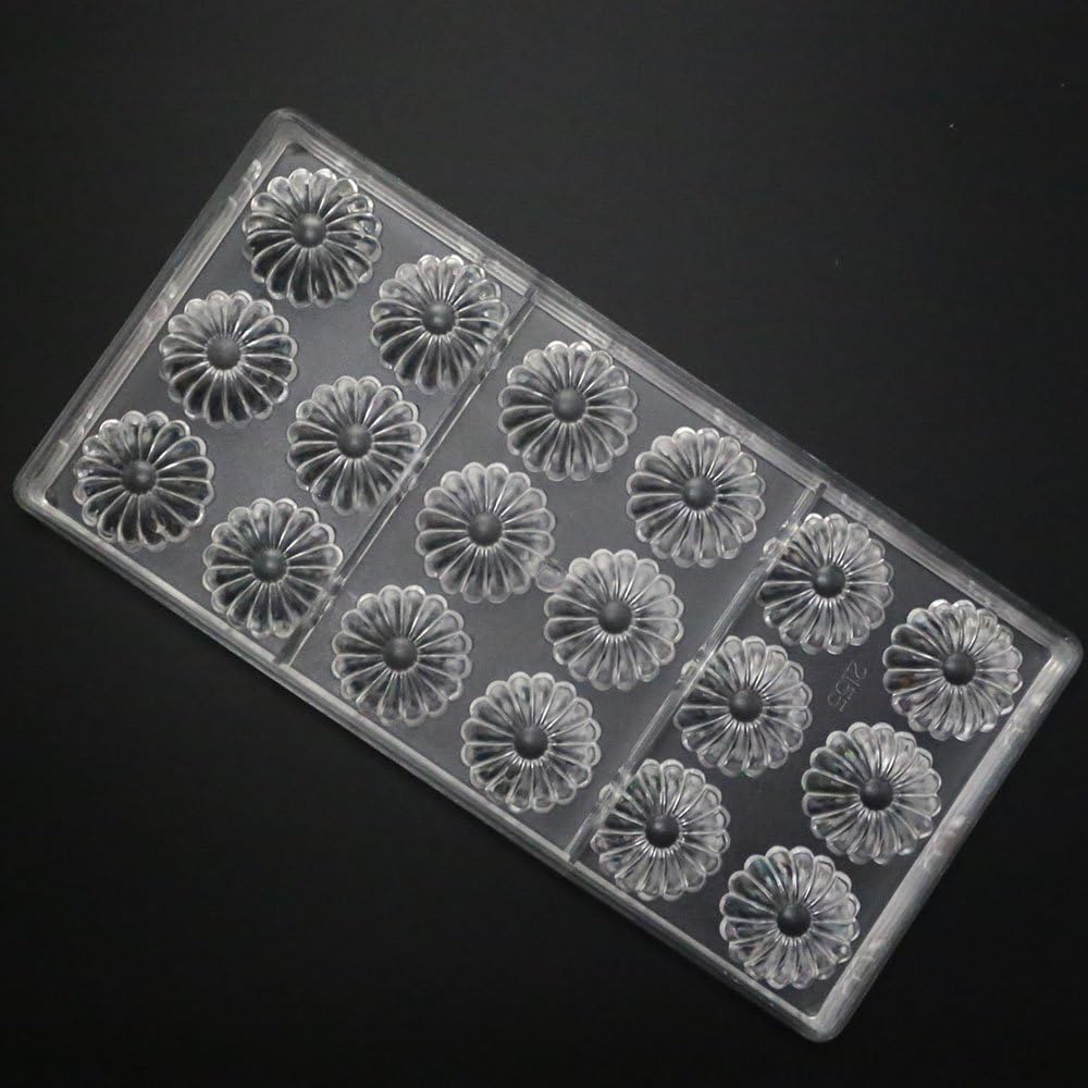 19384 / polycarbonate molds for chocolate Sunflowers