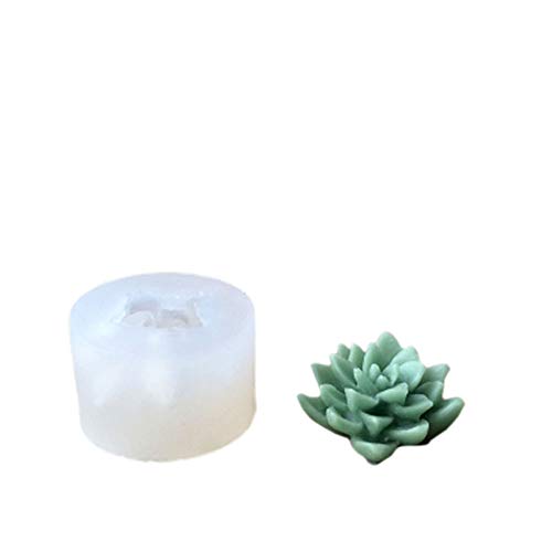 Succulent Cacti Candle Mold Moulds Silicone Soap Molds DIY Craft Plaster Tools for Valentine's Day Birthday Party Wedding Spa Home Decoration (18043-12)