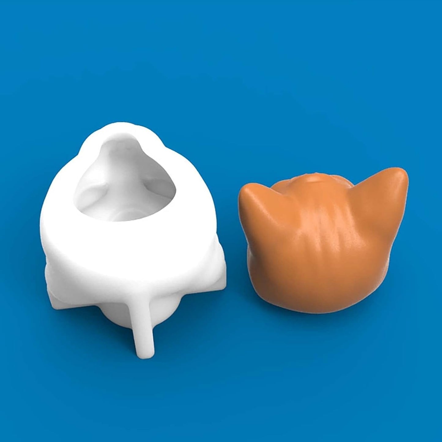 F18-D51 cat candle mold
