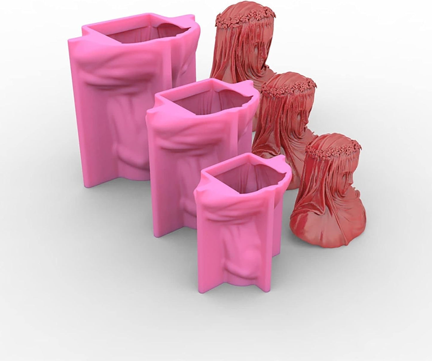 F18-G17371 aesthetic candle molds 3 sizes