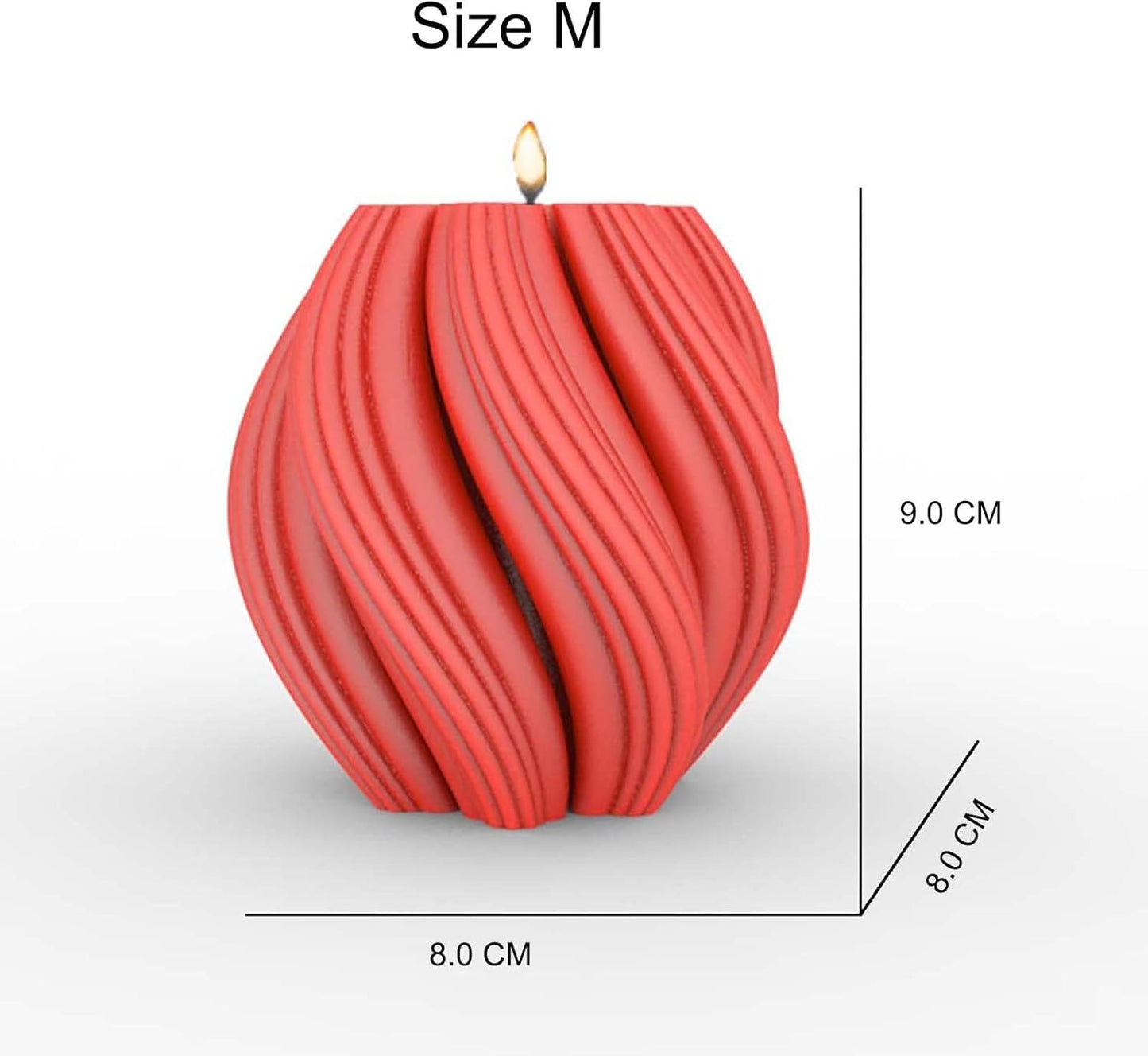 F18-G63/64/65 candles molds 3 sizes