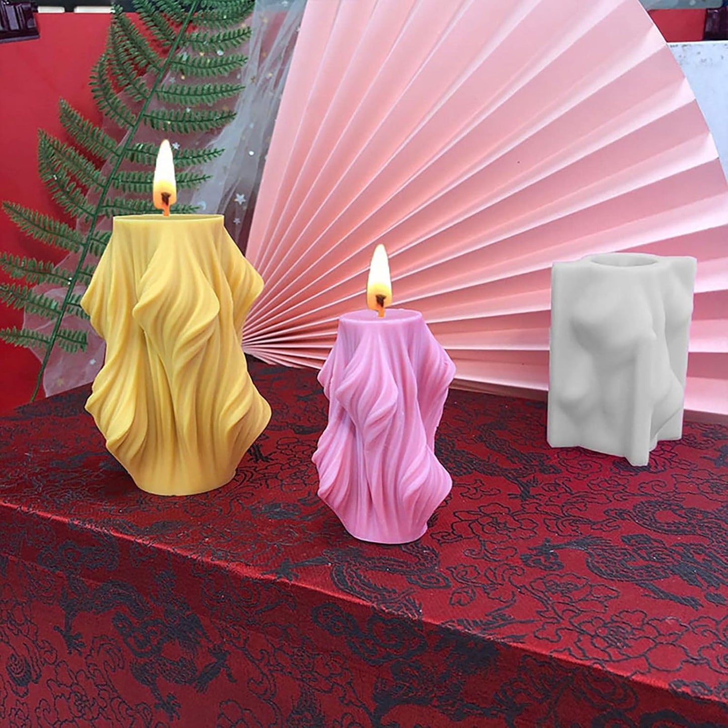 F18-G69/70/71 beeswax candle molds 3 sizes