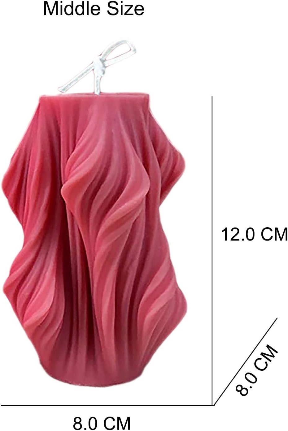 F18-G69/70/71 beeswax candle molds 3 sizes