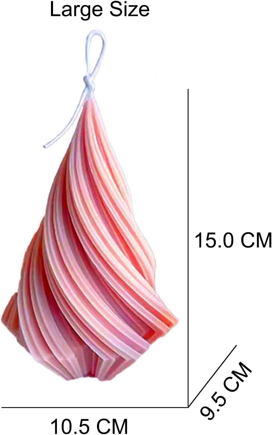 F18-G96/7/8 taper candle mold 3 sizes