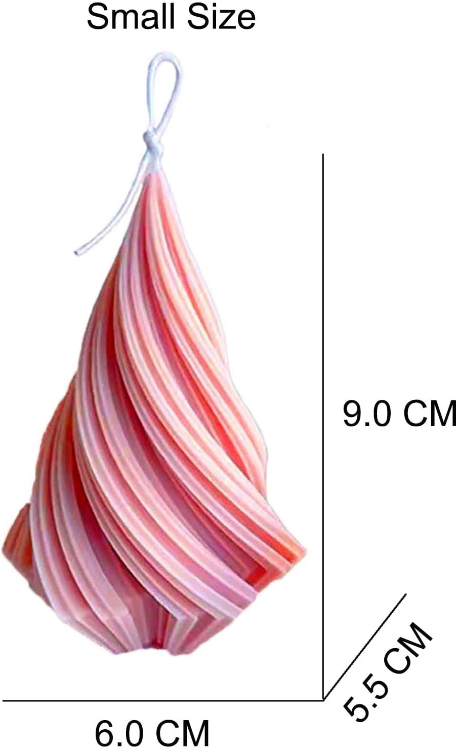 F18-G96/7/8 taper candle mold 3 sizes