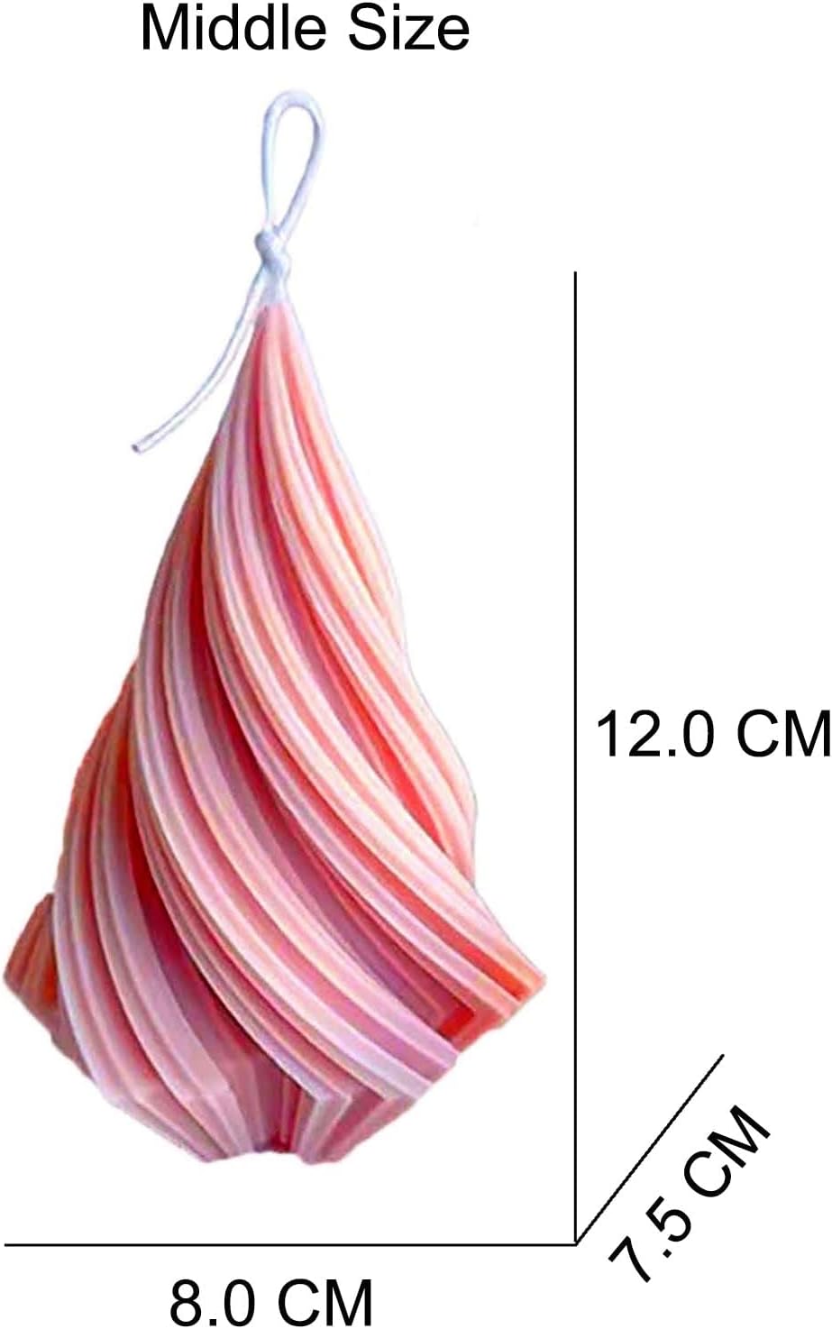 F18-G96/7/8 taper candle mold 3 sizes