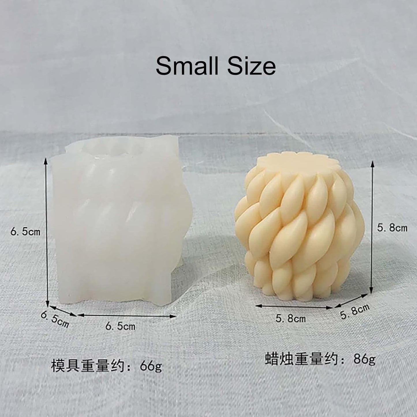 F18-GR1-2108/09/10 geometric candle molds 3 size