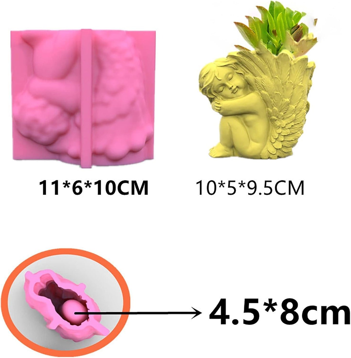 F19-G104 cement angel molds