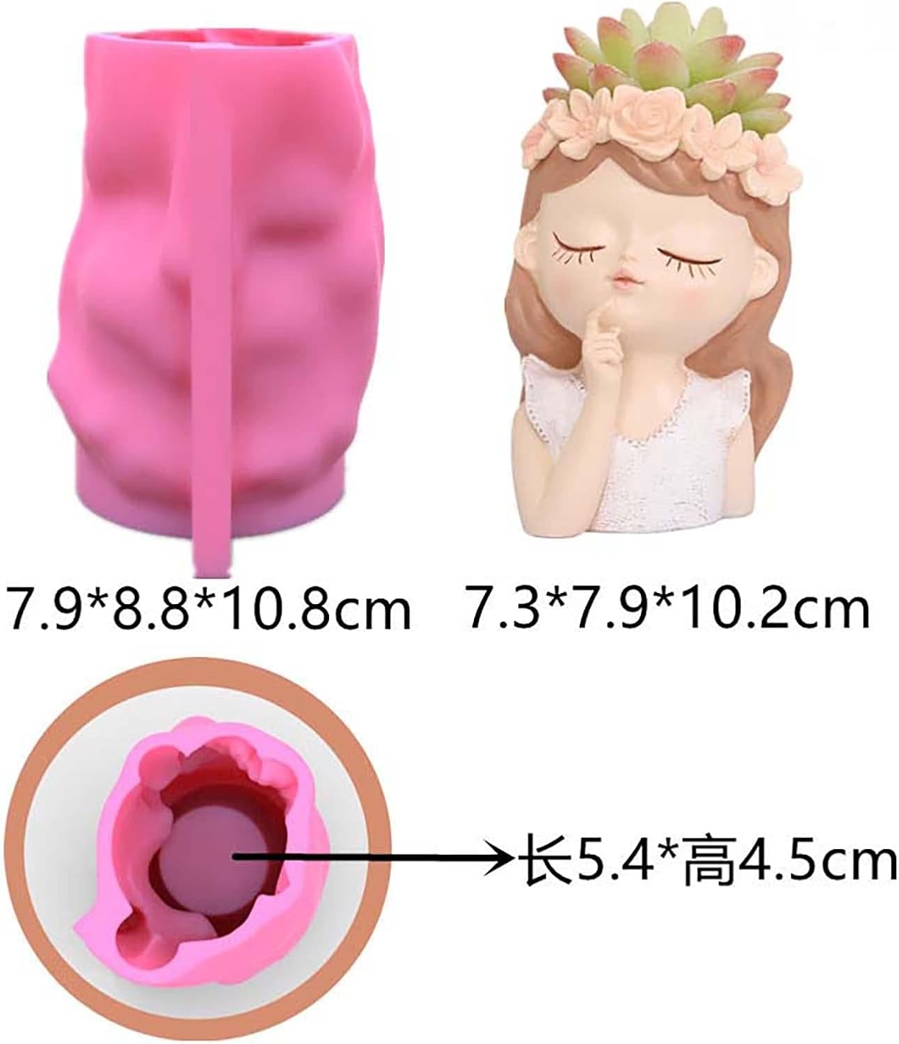 F19-G17 flower pot molds for concrete