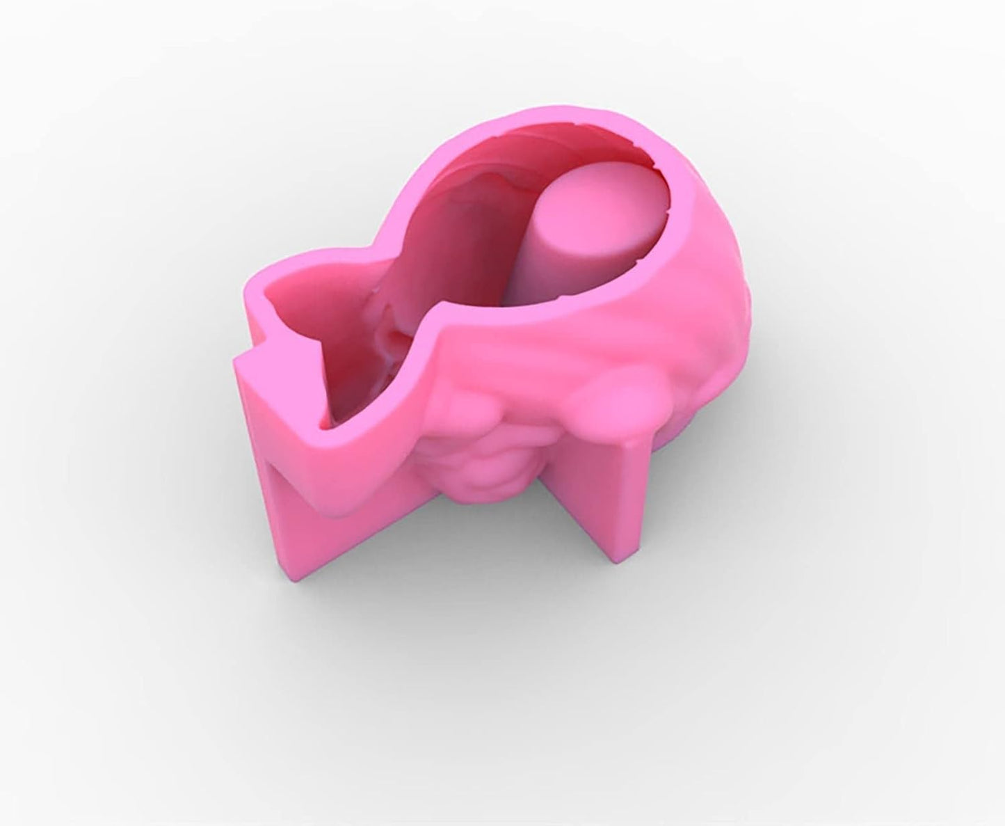 F19-G36 flower pot molds girl riding blue whale