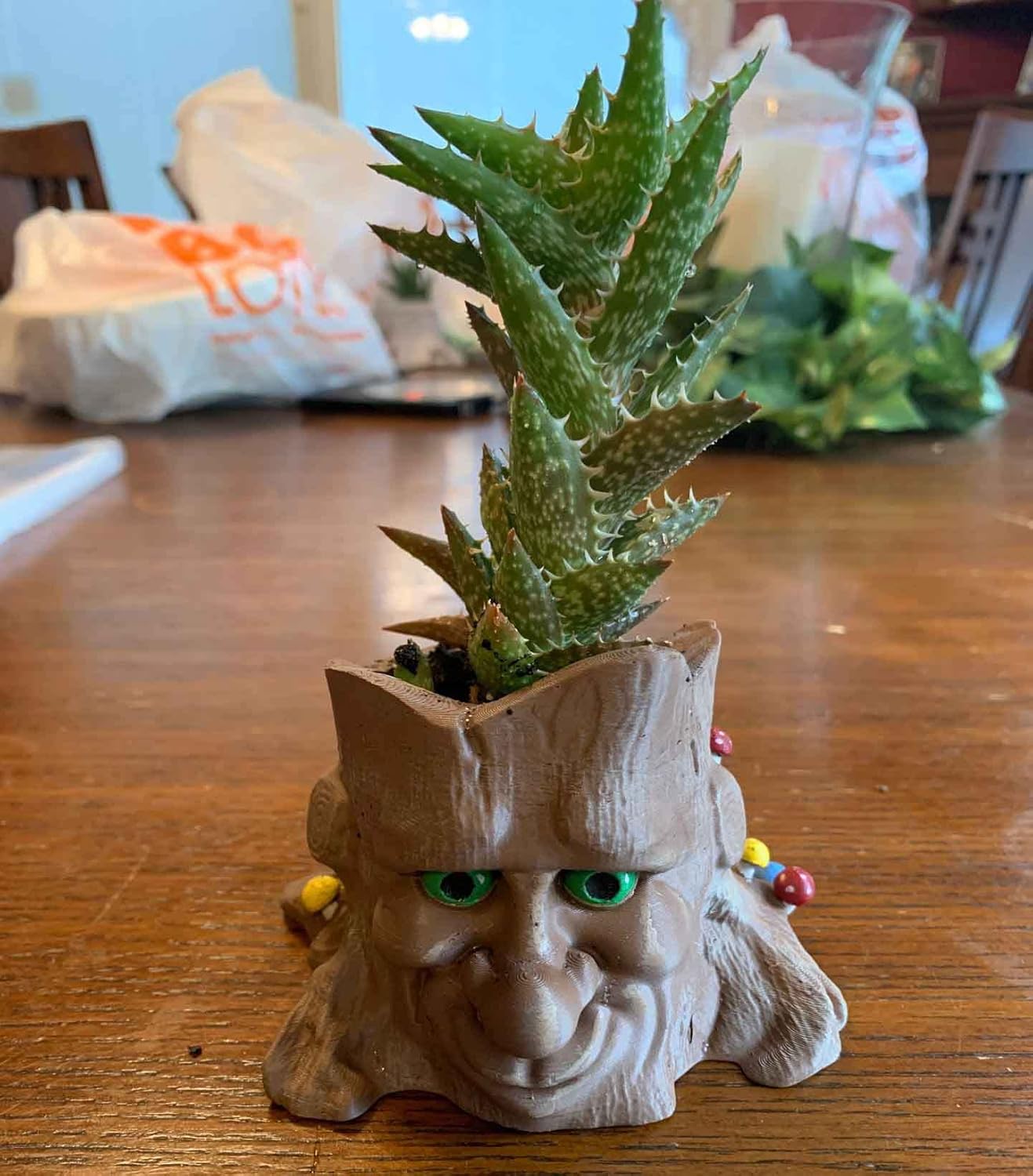 F19-G54 cement molds tree stump planter