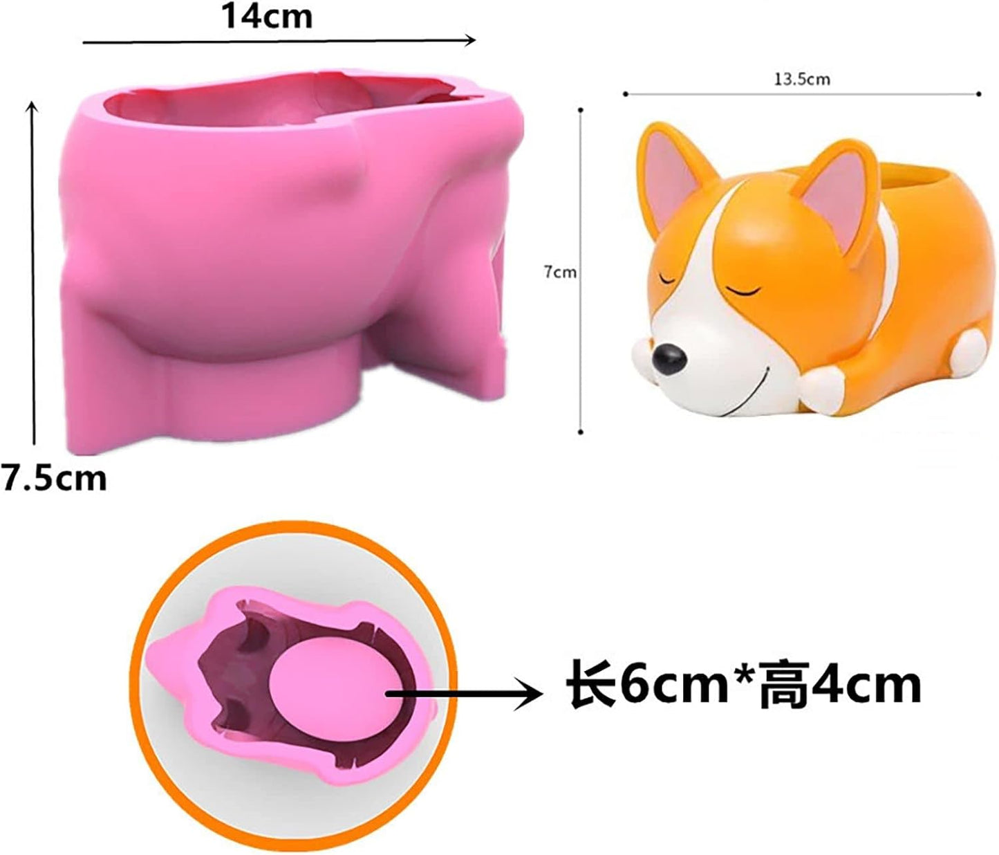 F19-G5 dog cement molds