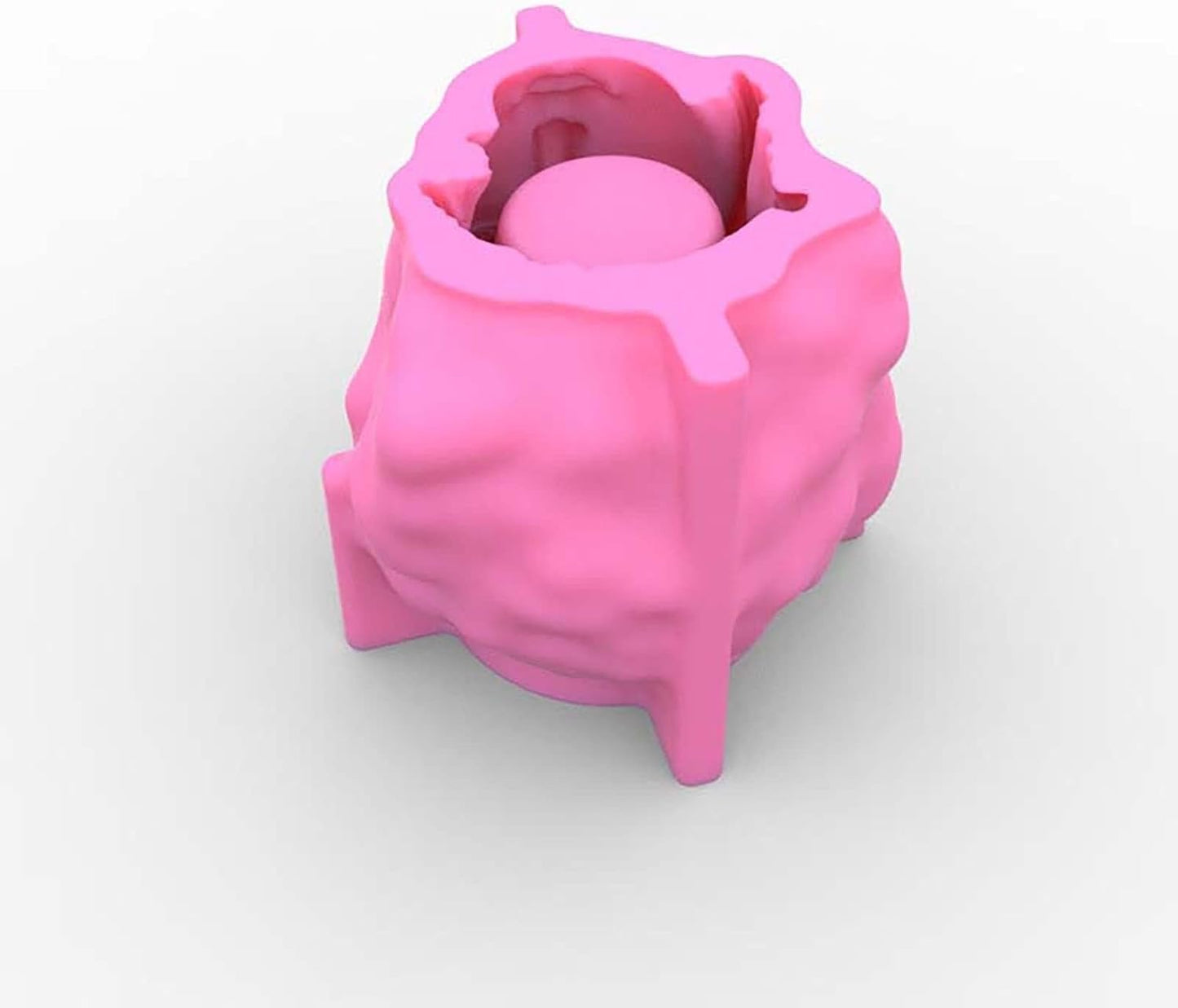 F19-G61 cement mold beauty face with garland