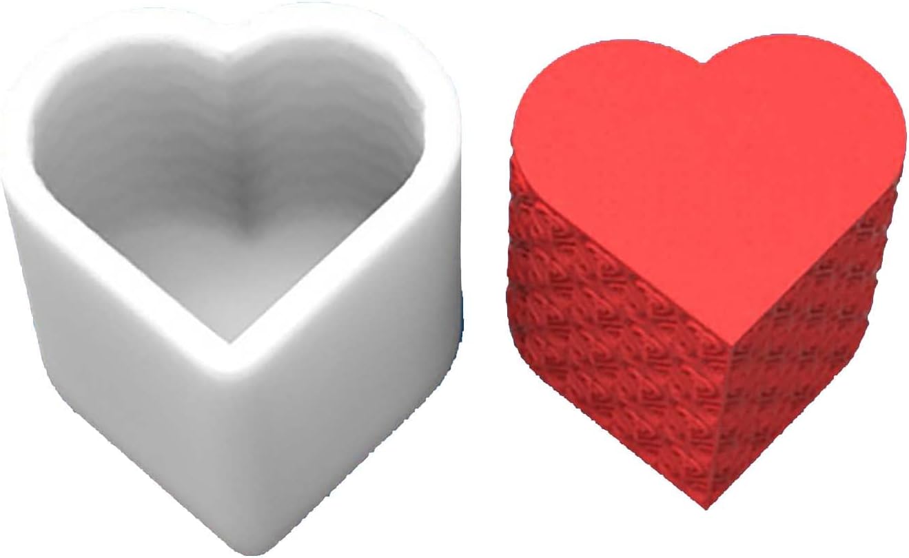 F20-D9 heart candle mold