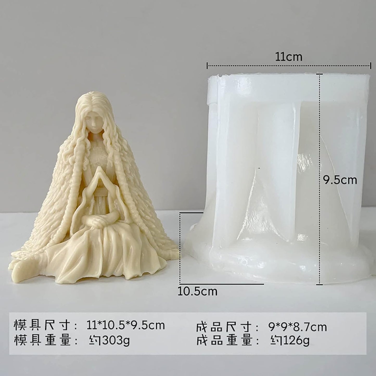 F20-H-0866 witch candle molds