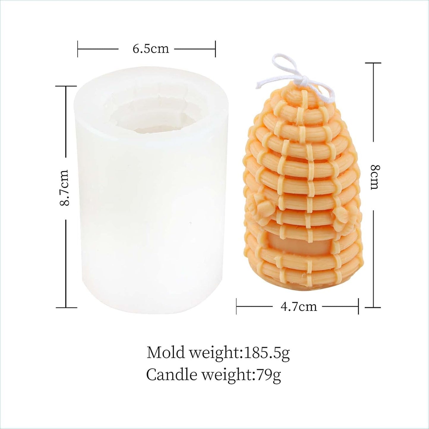 F20-SXY033 bee candle molds