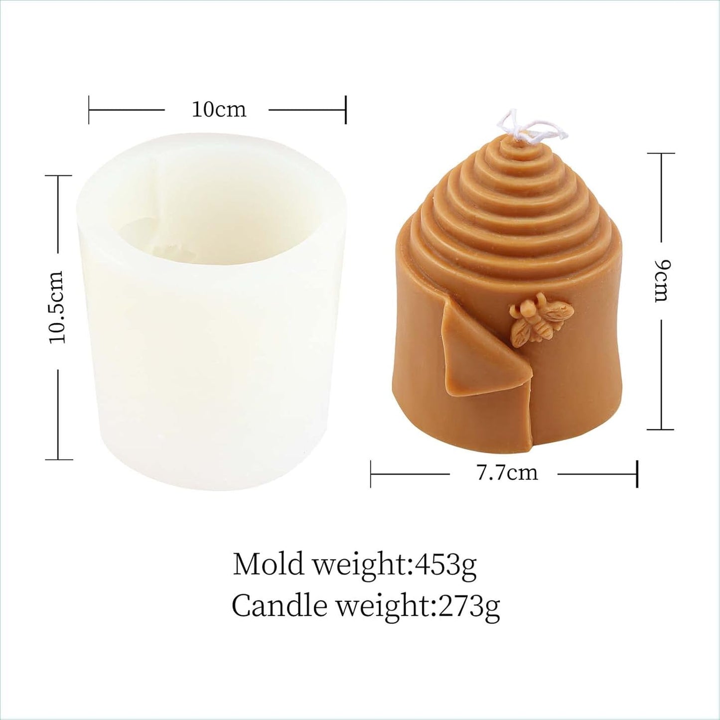 F20-SXY033 bee candle molds