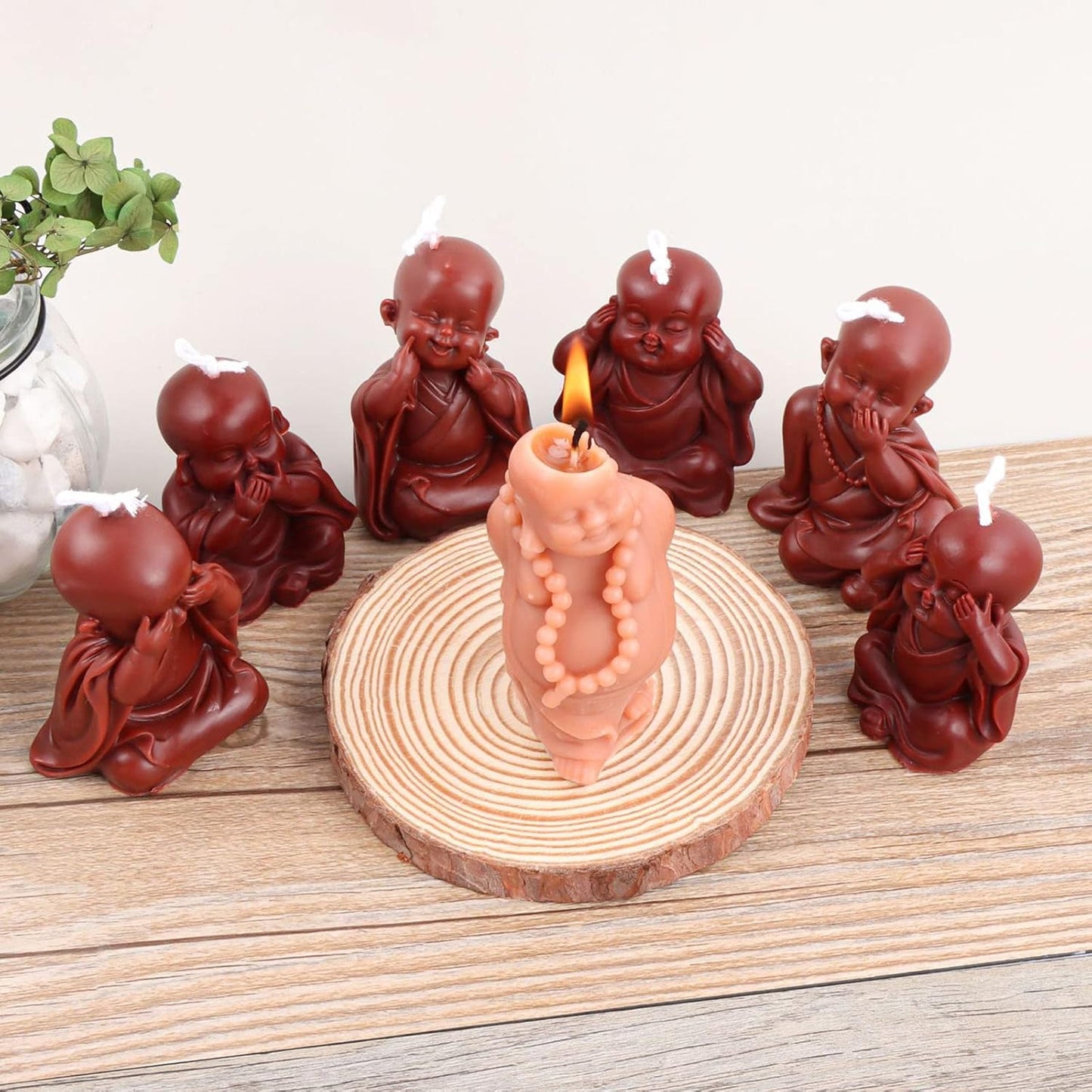 F20-SXY119 buddha candle mold