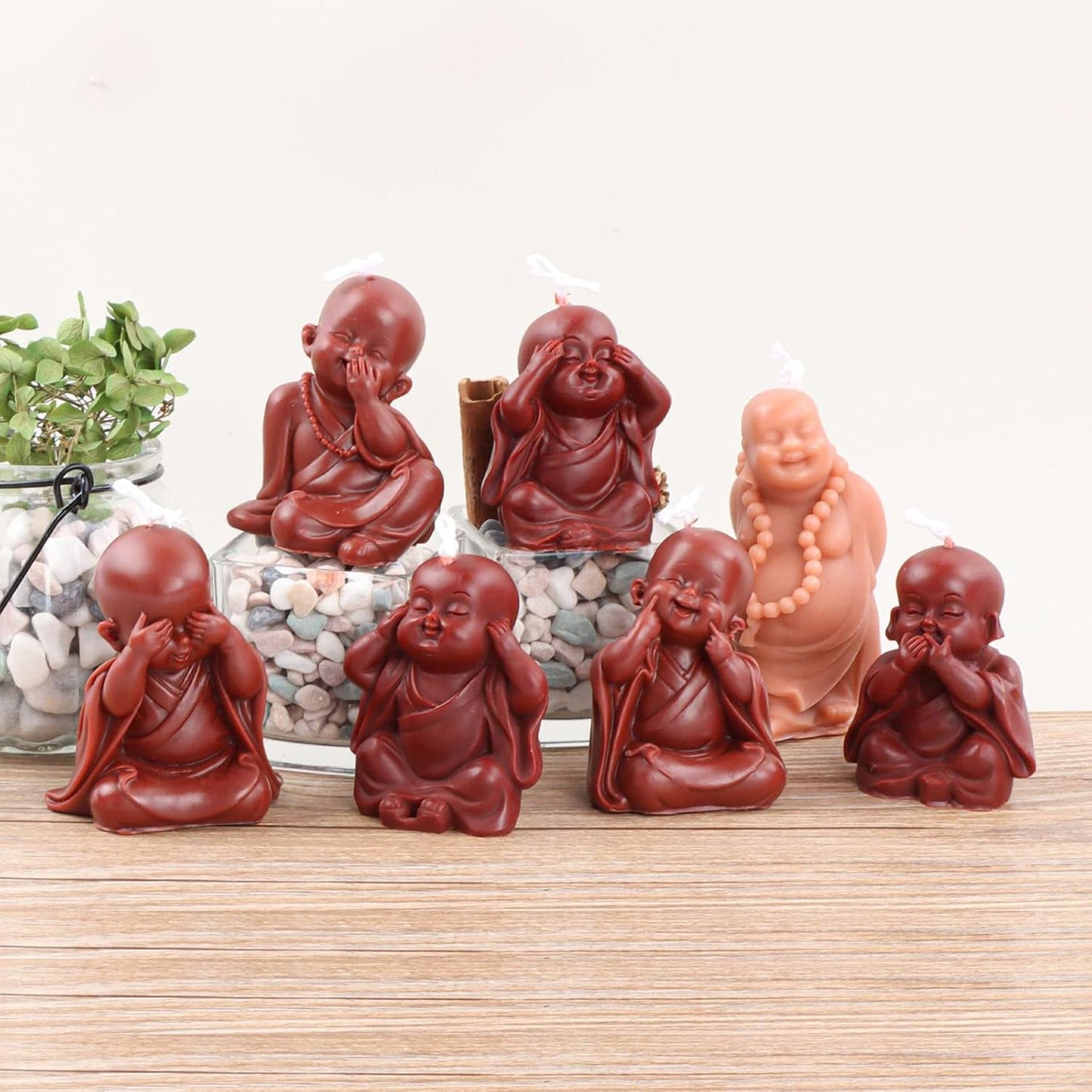 F20-SXY119 buddha candle mold