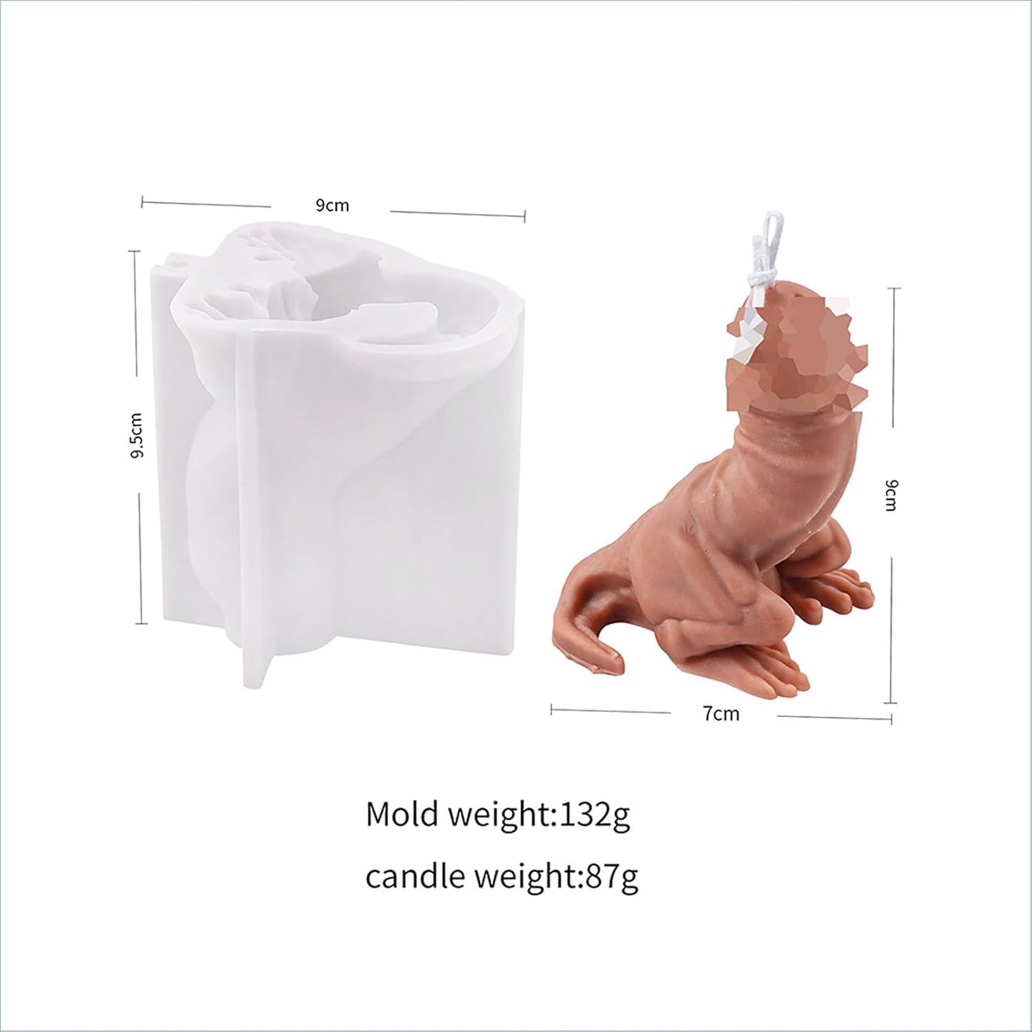 F20-SXY172 penis candle mold