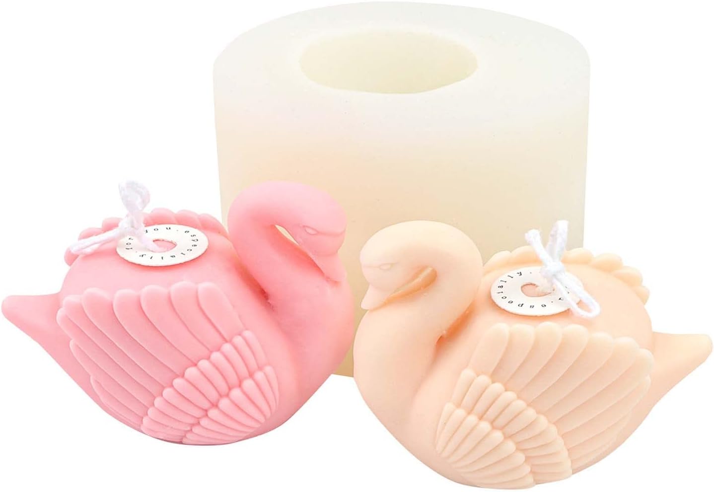 F21-SXY009 silicone candle mold swan