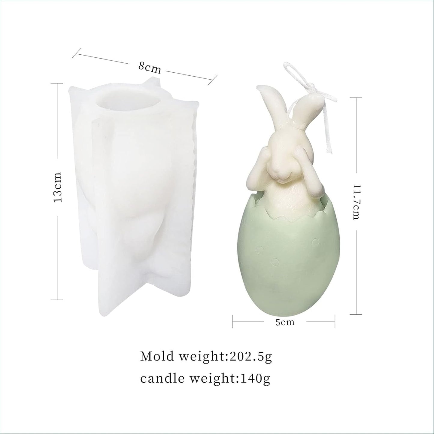 F21-SXY091/2/3 easter candle molds