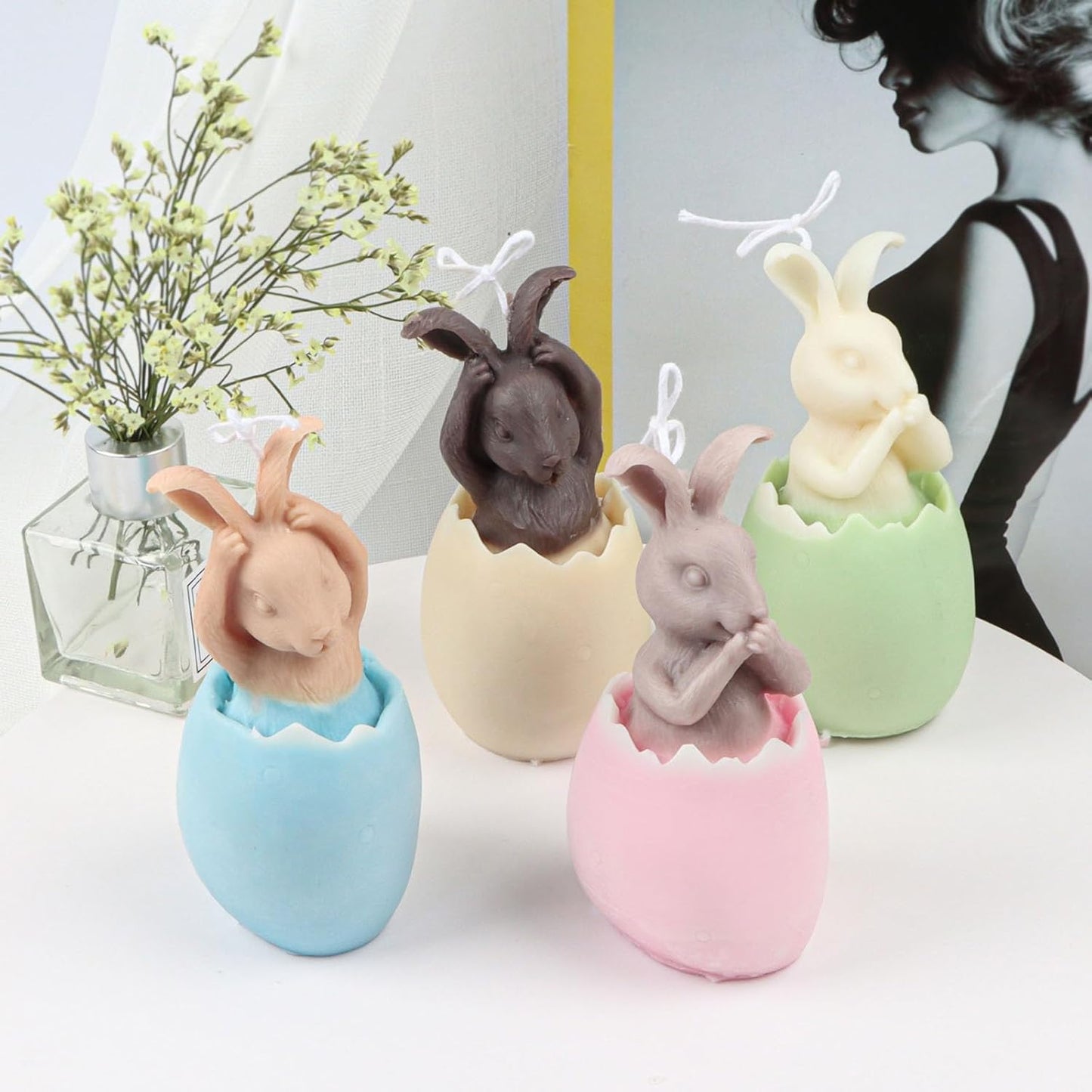 F21-SXY091/2/3 easter candle molds