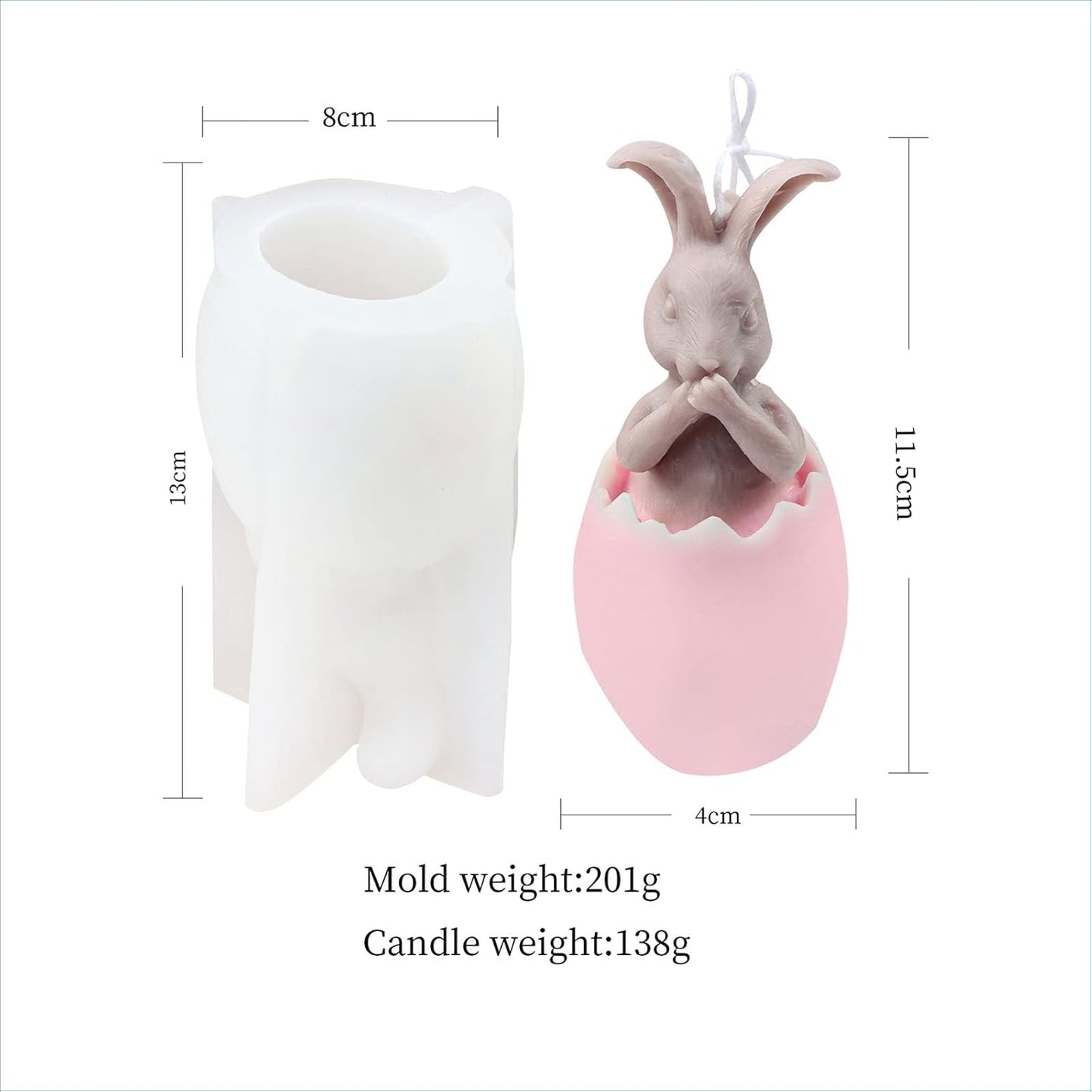 F21-SXY091/2/3 easter candle molds