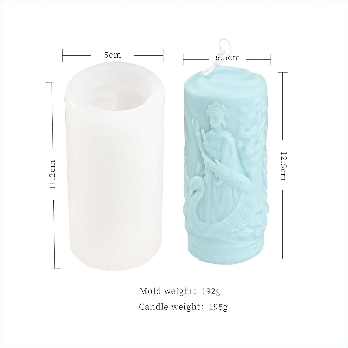 F22-SXY005 spine candle mold