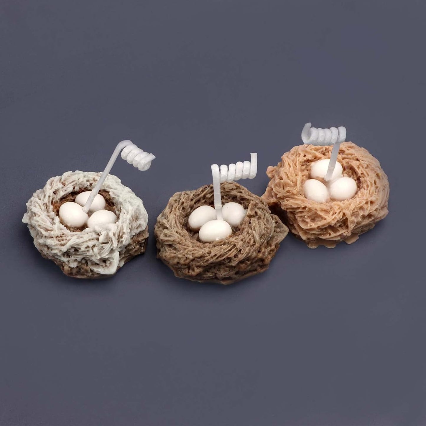 F22-SXY032 candle mold bird nest with eggs