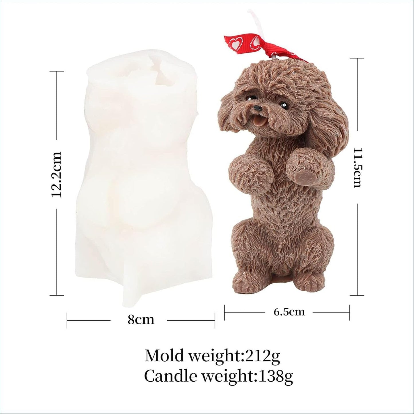 F22-SXY200 dog candle molds