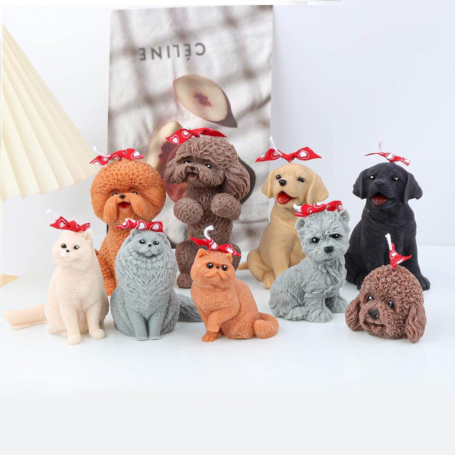 F22-SXY200 dog candle molds