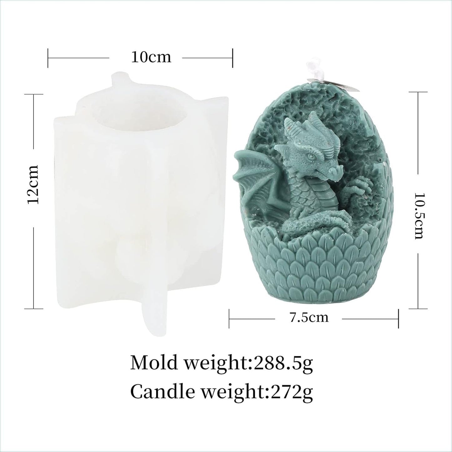 F22-SXY207 dinosaur candle mold
