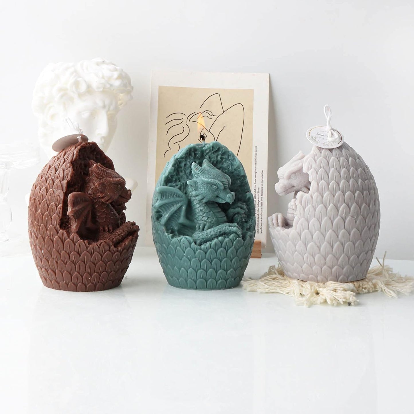 F22-SXY207 dinosaur candle mold