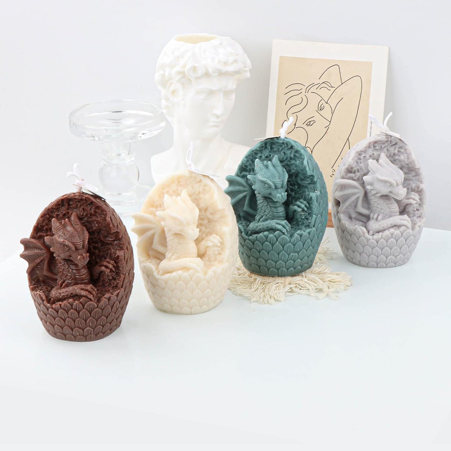 F22-SXY207 dinosaur candle mold