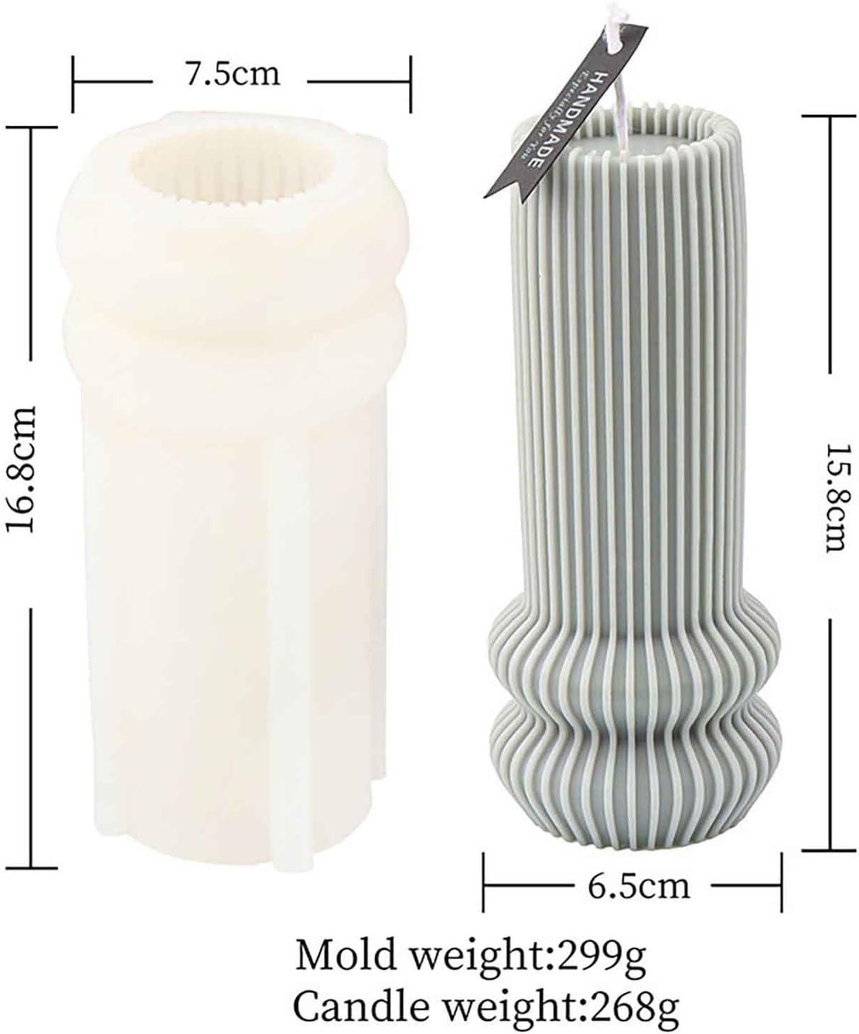 F22-ZH062 pillar candle molds