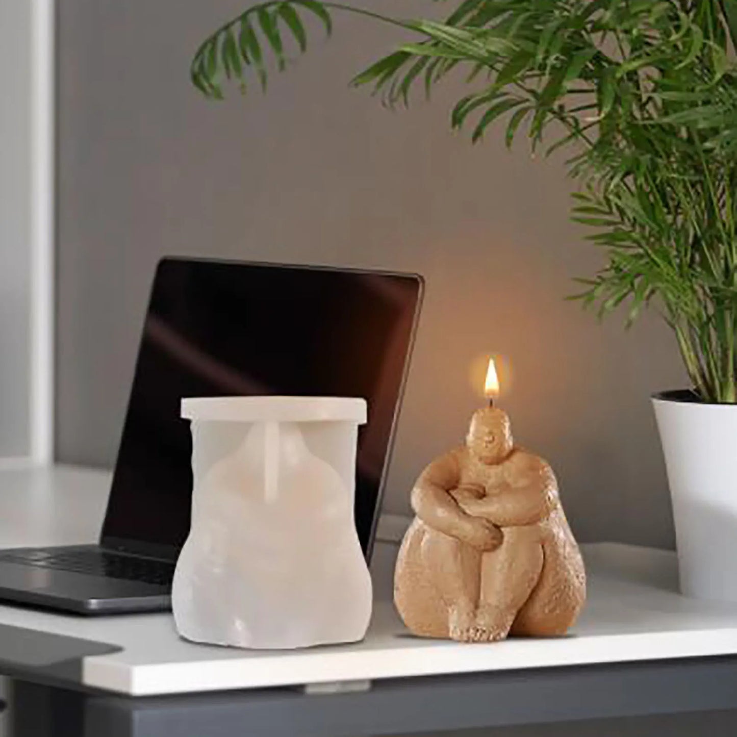 3D Female Figure Candle Silicone Mould Silicon Wax Soap Resin Epoxy Mold