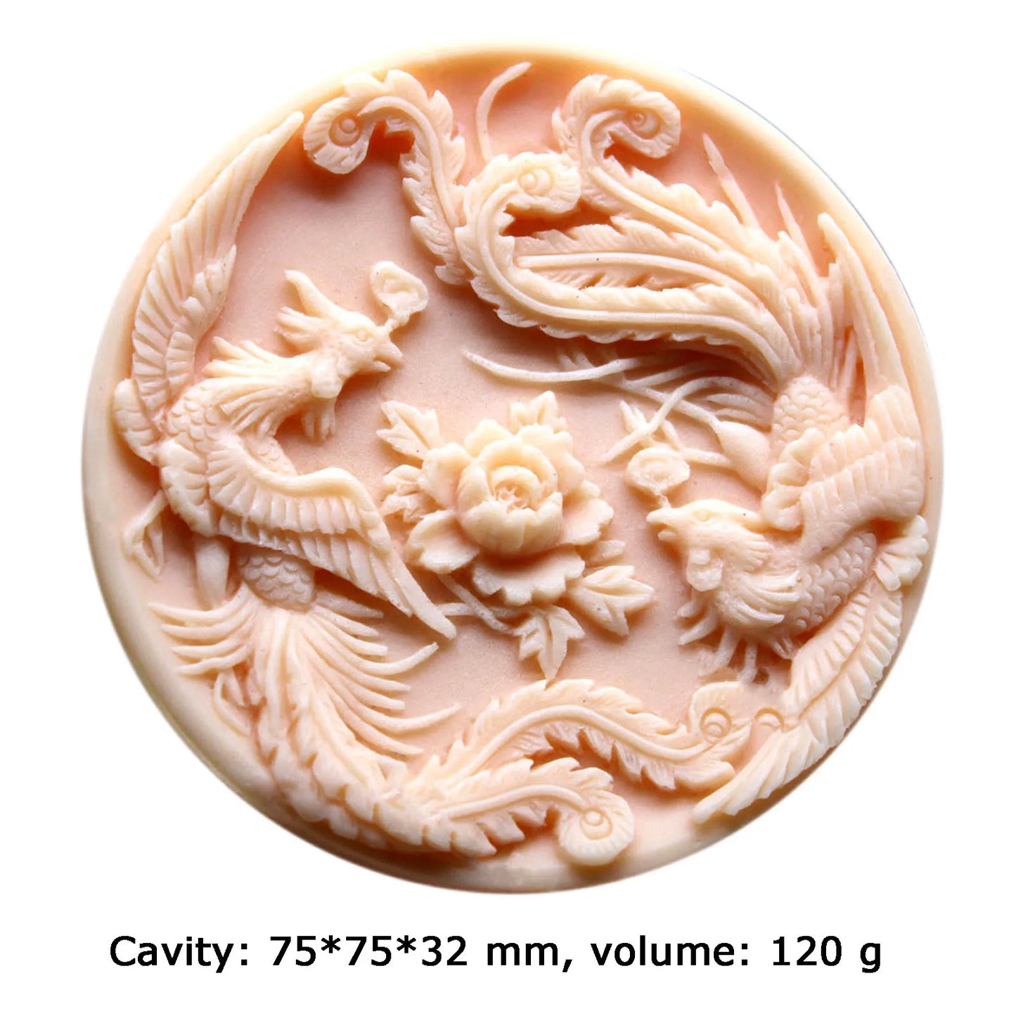 Silicone Soap Mold Form Flower Bird Dragon Fish DIY Craft Handmade Soap Candle Resin Mould
