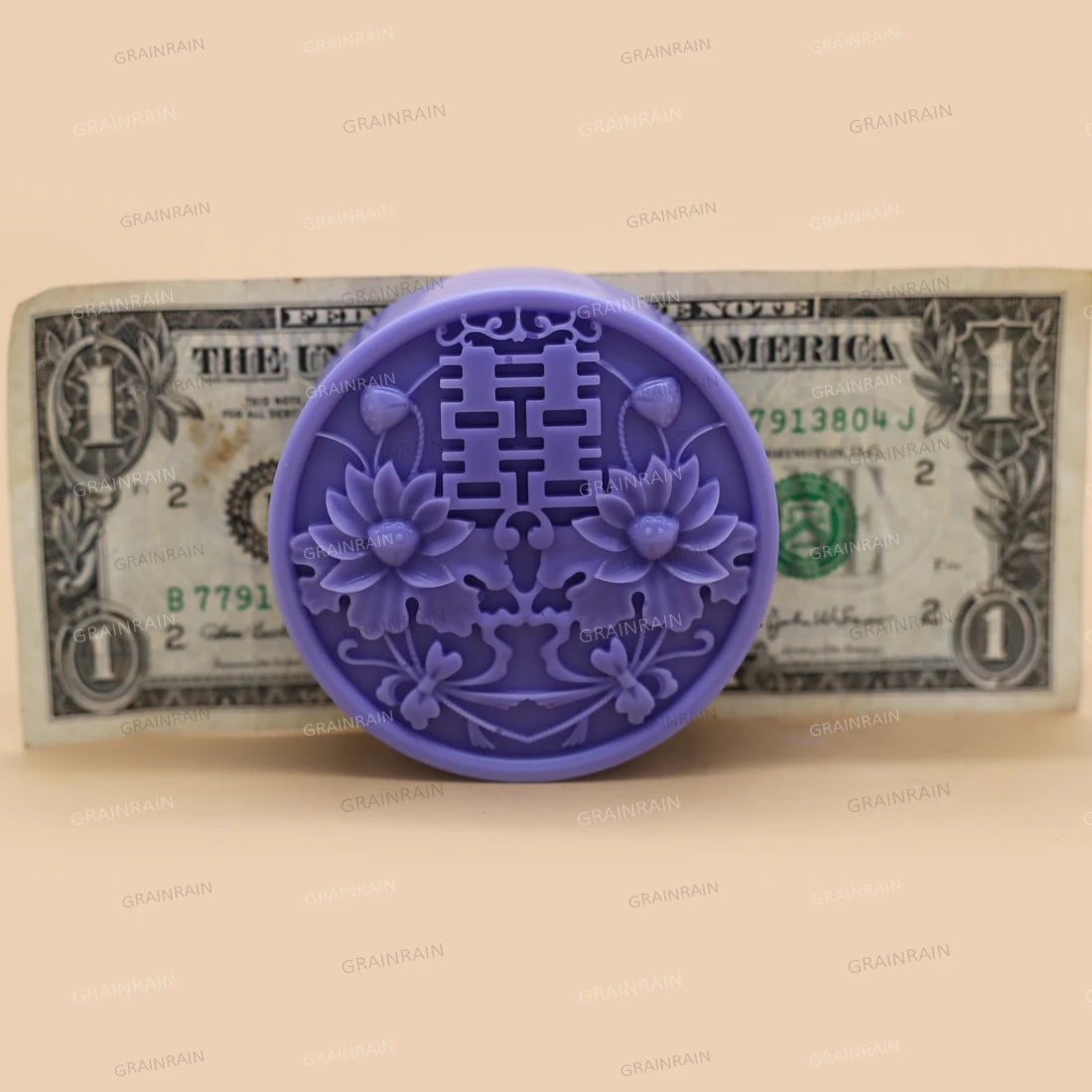 Grainrain Chinese Wedding Mold Silicone Soap Bar Mold Handmade Craft Candle Resin Mold