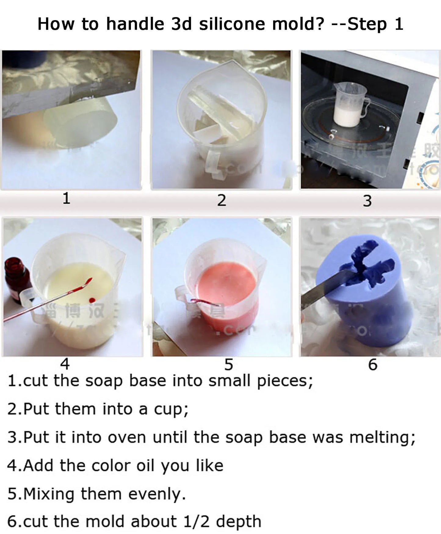 Silicone Soap Mold Form Cat Deer Bird Flower DIY Craft Handmade Soap Candle