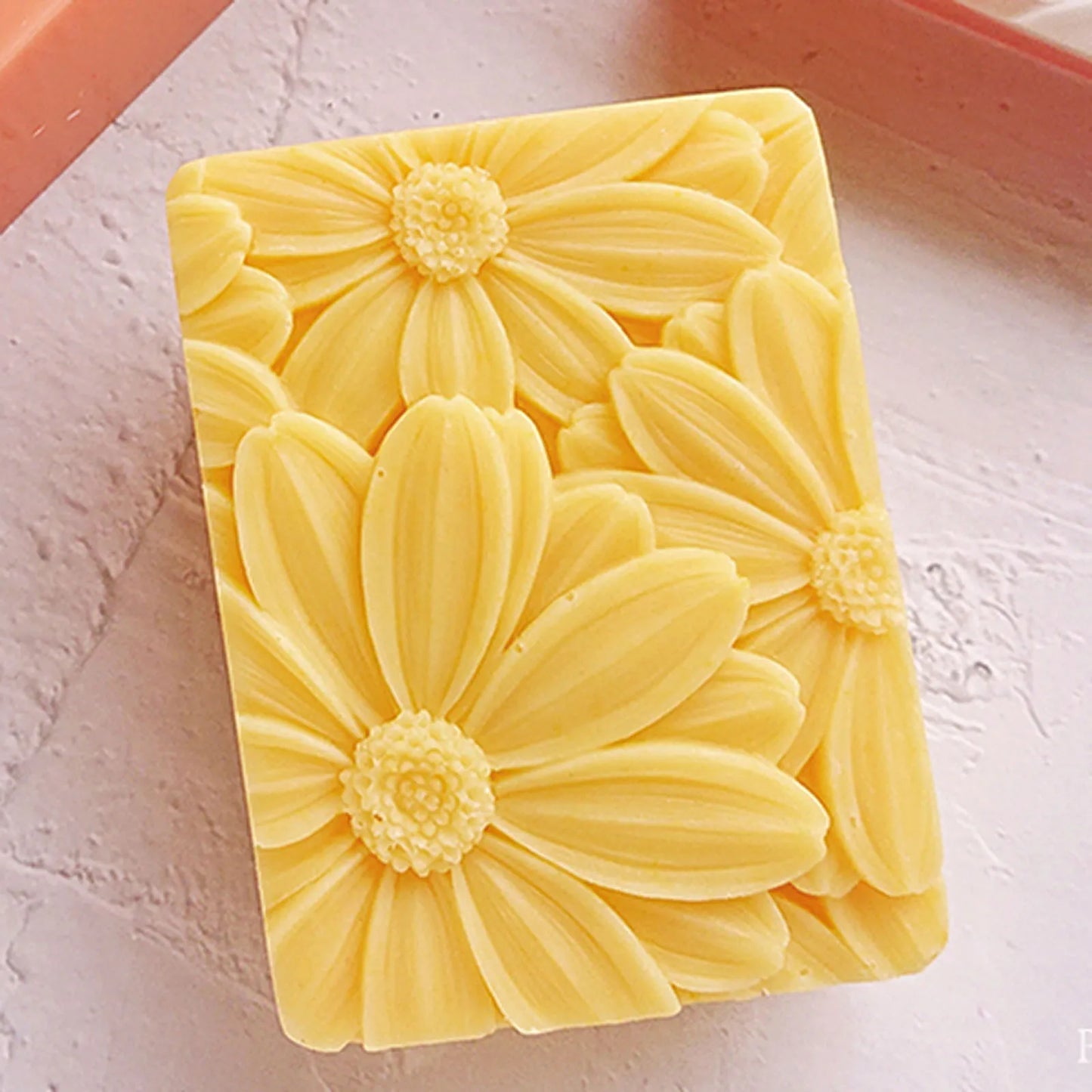Flower Soap Silicon Molds Chinese Paper Cut Square Soap Making Mold Candle Mould Handmade Craft