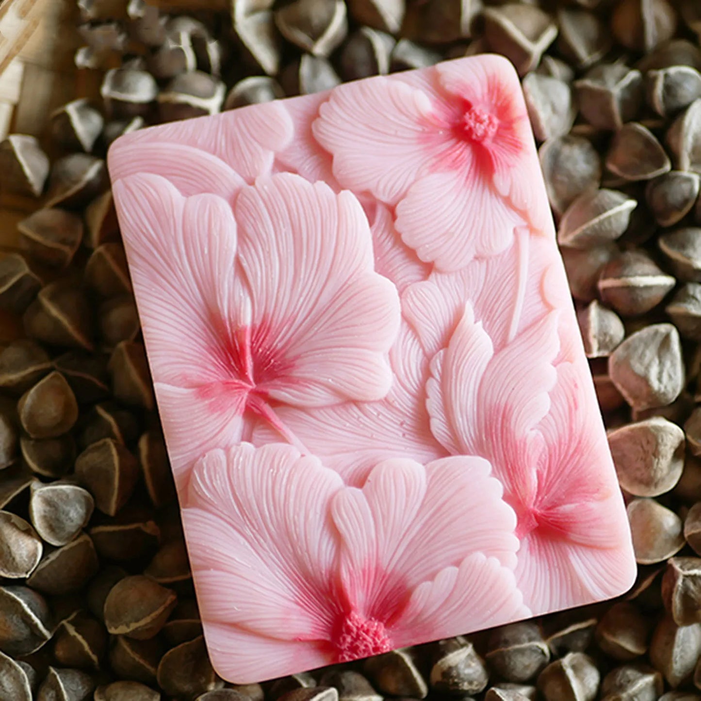 Flower Soap Silicon Molds Chinese Paper Cut Square Soap Making Mold Candle Mould Handmade Craft