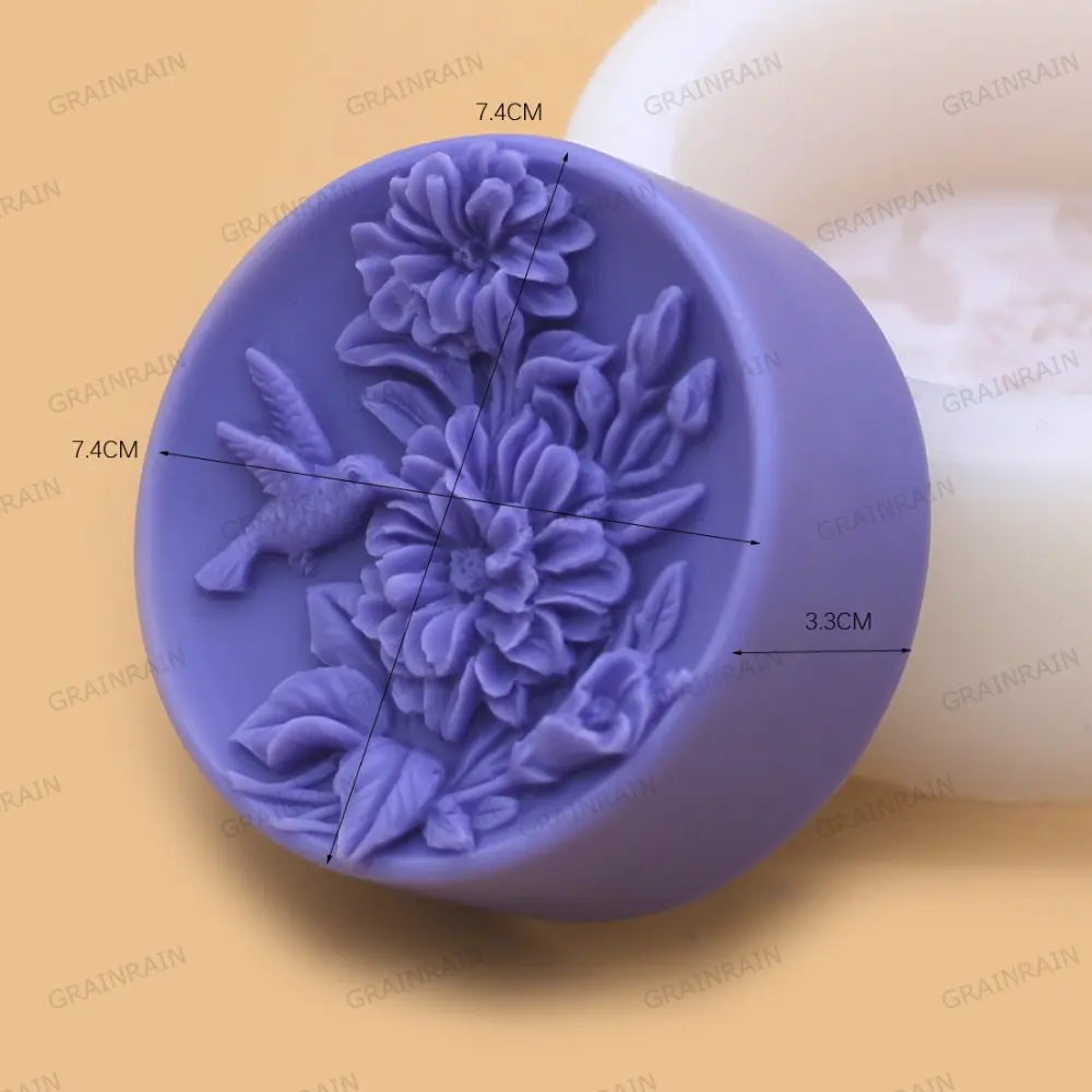Silicone Soap Molds Bird Mold Flower Mold Craft Soap Making Mold Handmade Soap 202