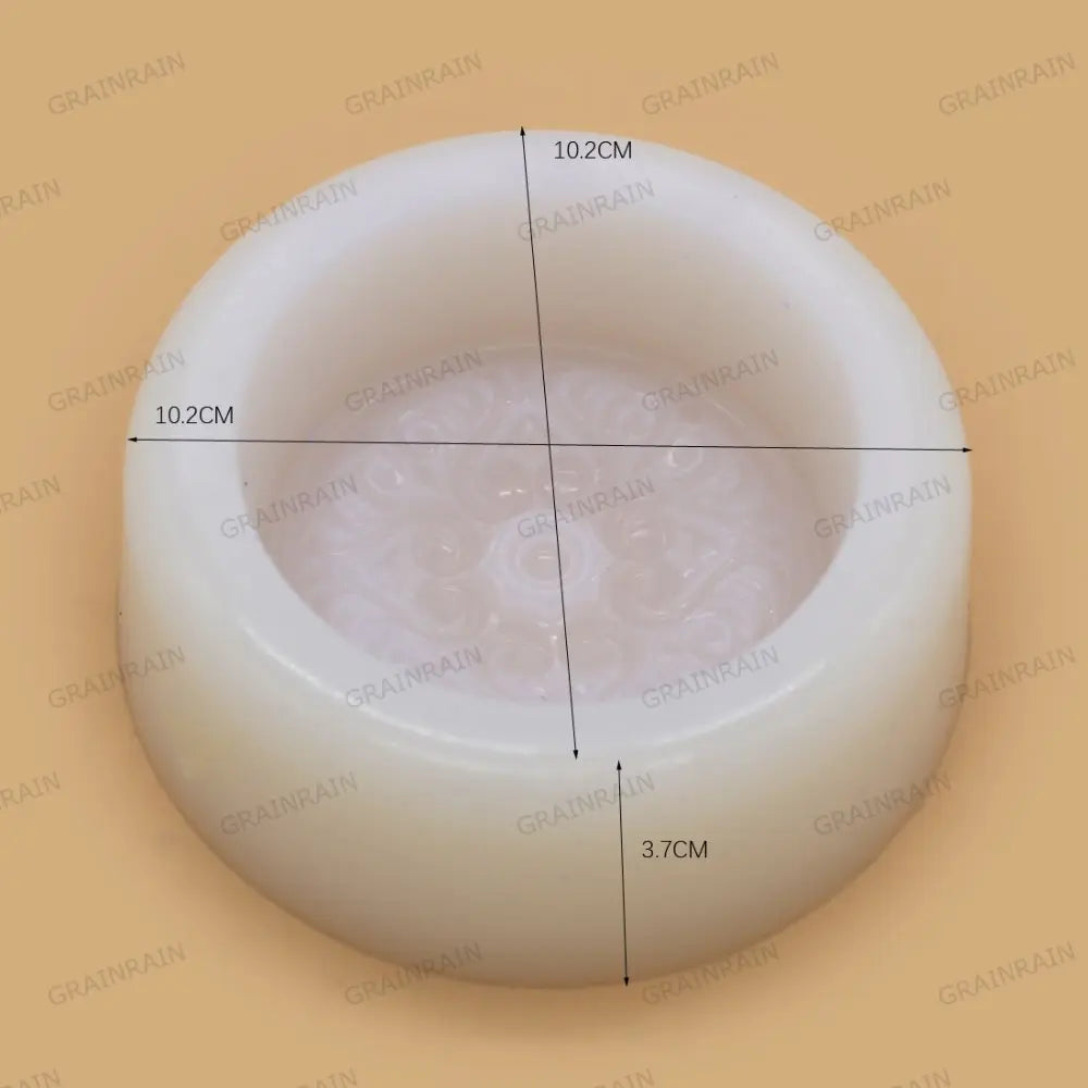 Grainrain Silicone Mold for Soap Flowers for Round Shape DIY Craft Handmade Soap Molds
