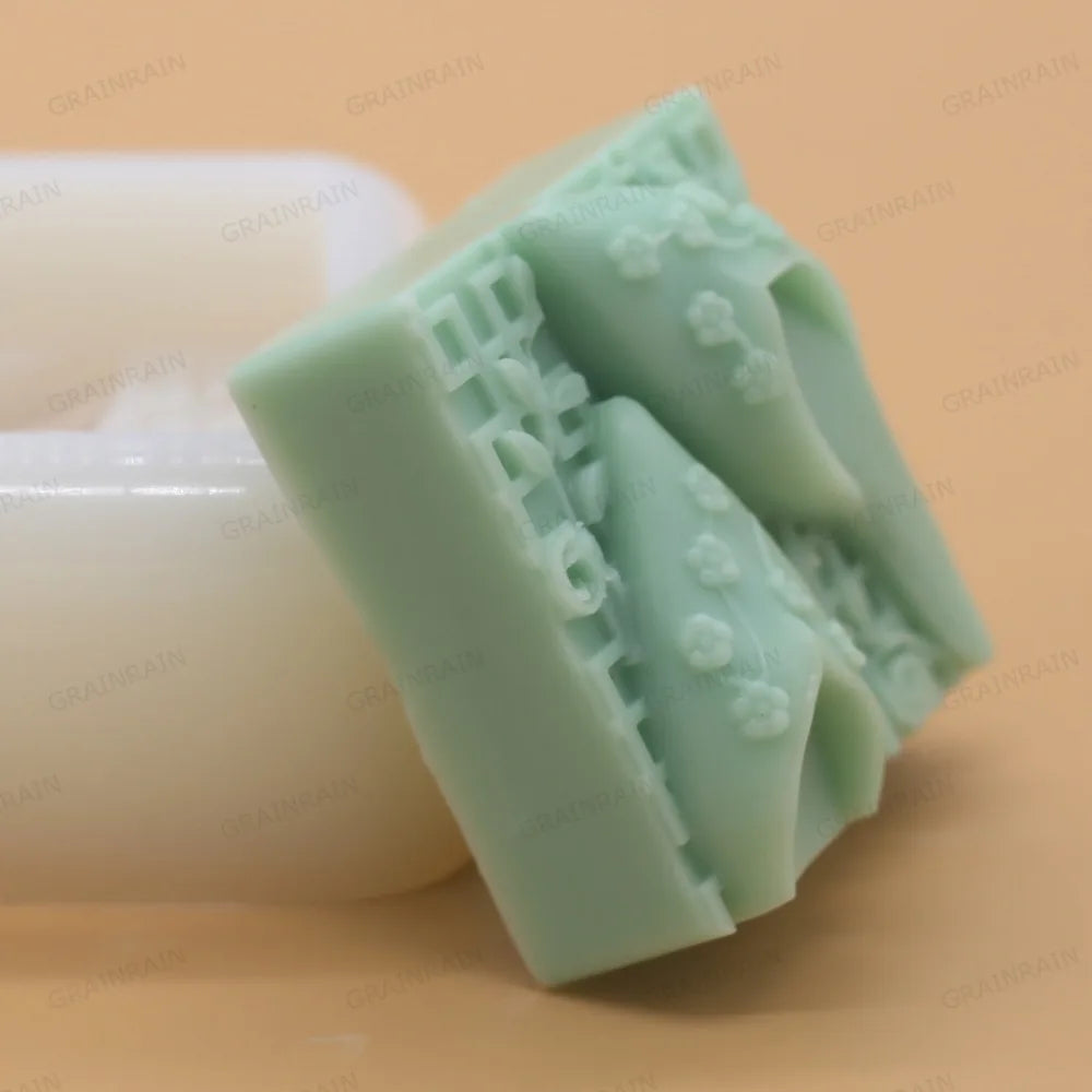 Grainrain Flexible Soap Mold High Heel Women Shoes Silicone Soap Making Mould Handmade Candle Resin Molds
