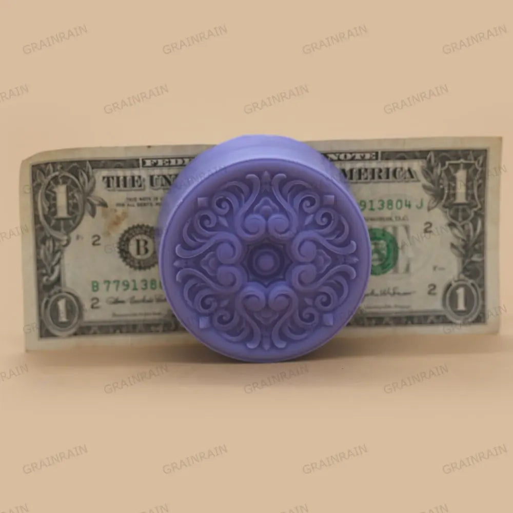 Grainrain Silicone Mold for Soap Flowers for Round Shape DIY Craft Handmade Soap Molds