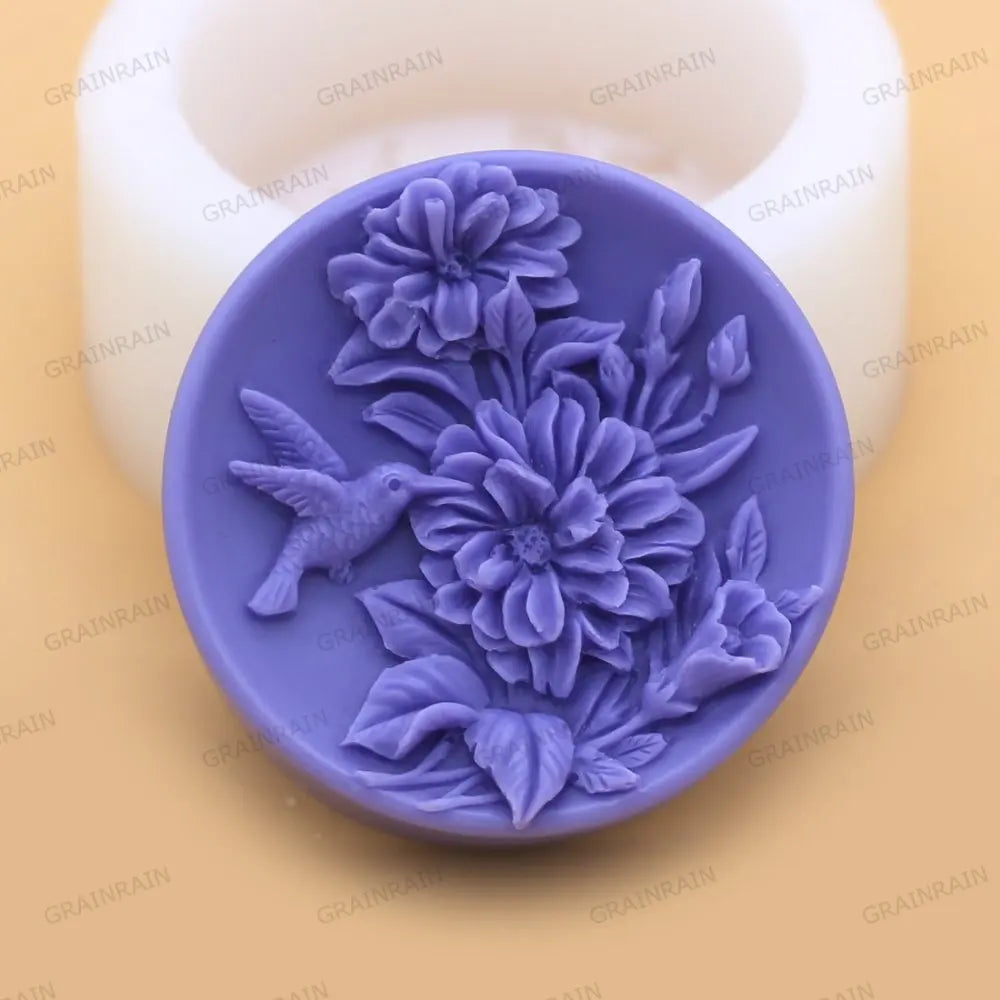 Silicone Soap Molds Bird Mold Flower Mold Craft Soap Making Mold Handmade Soap 202
