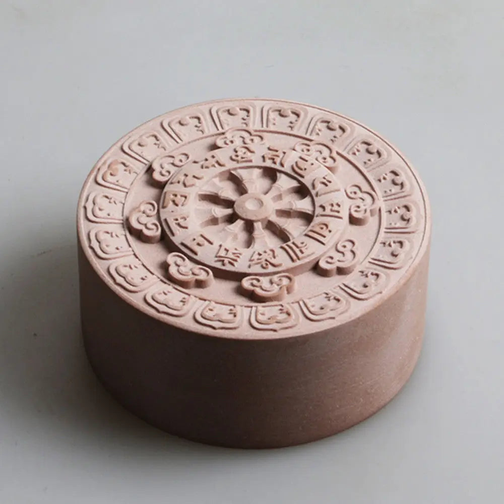 Grainrain Sakyamuni Buddha Mantra Silicone Soap Mold Craft Candle Resin DIY Mold Round