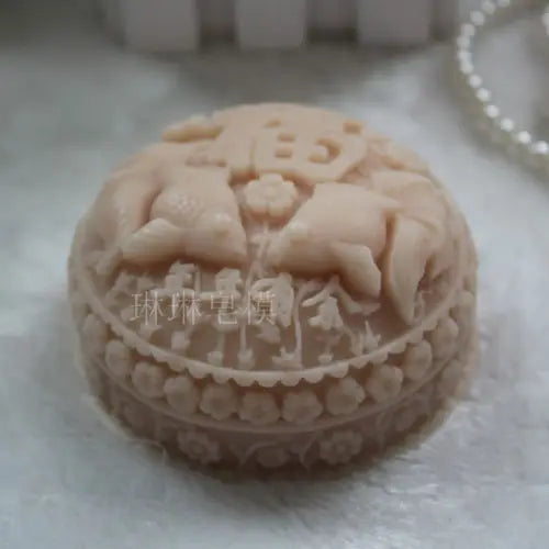 Grainrain Soap Mold Fish Lucky Silicone Soap Making Mould Candle Mold DIY Handmade Mold